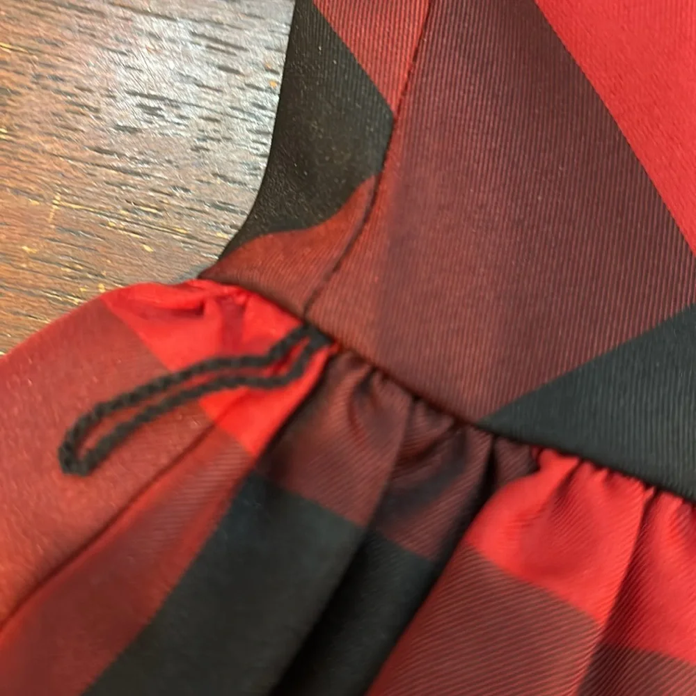 Ralph Lauren Kids Red‎ and Black Plaid Formal Dress